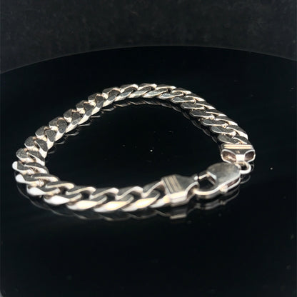 Silver curb bracelet 31.5g (sh25669l)