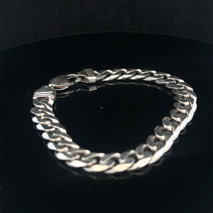 Silver curb bracelet 31.5g (sh25669l)