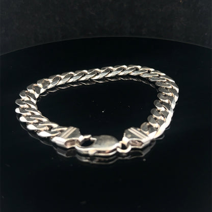 Silver curb bracelet 31.5g (sh25669l)