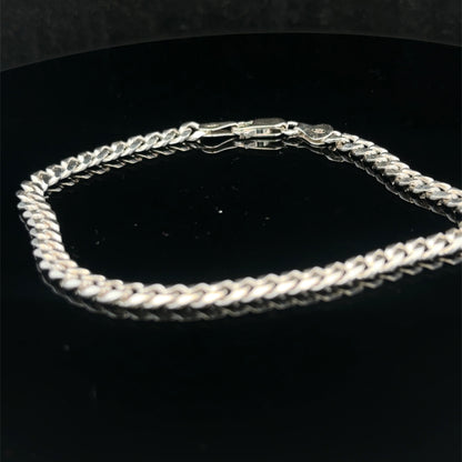 Silver curb bracelet 10.6g (sh25756l)