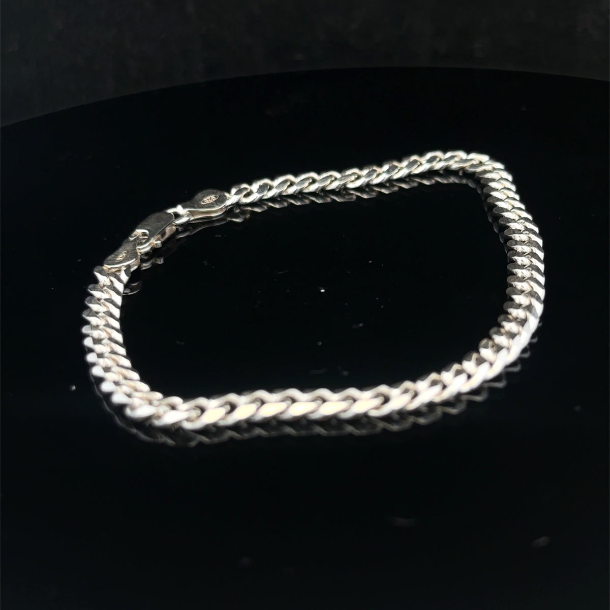 Silver curb bracelet 10.6g (sh25756l)