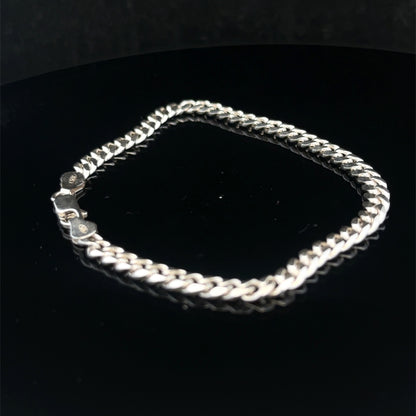Silver curb bracelet 10.6g (sh25756l)
