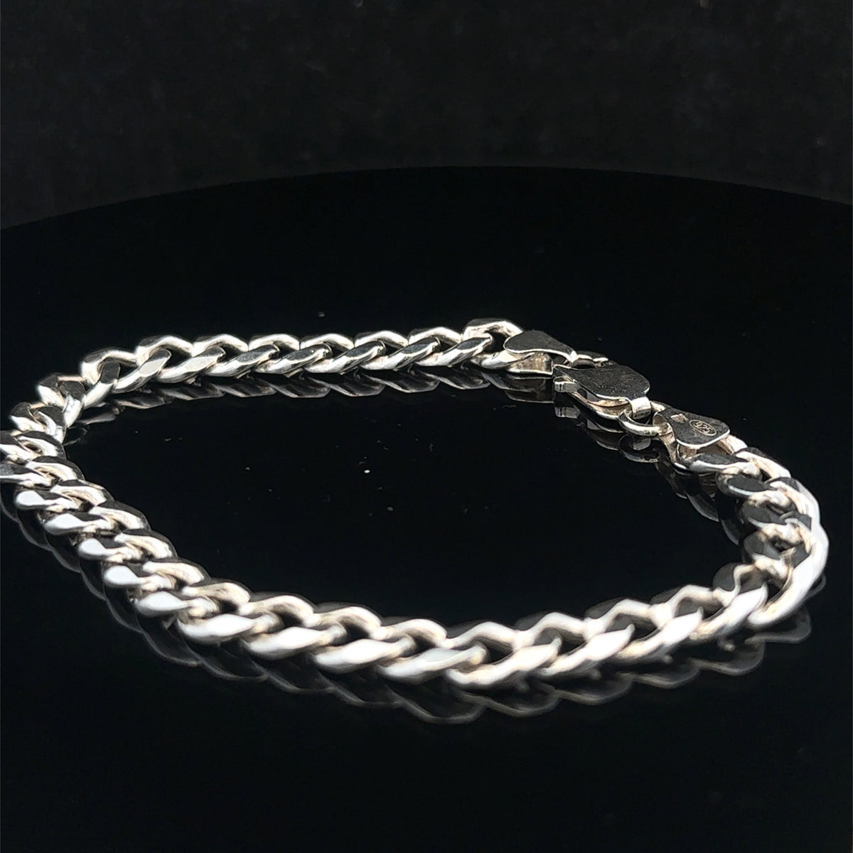 Silver curb bracelet 20.5g (sh25768l)