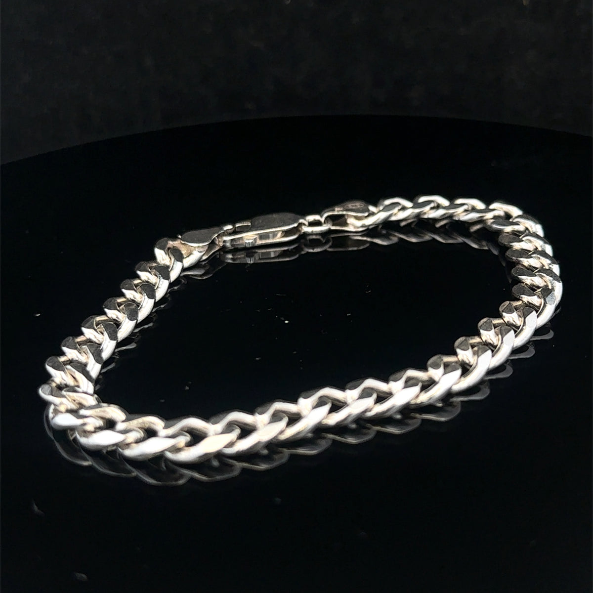Silver curb bracelet 20.5g (sh25768l)