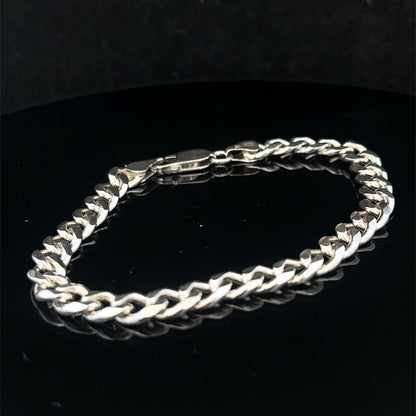 Silver curb bracelet 20.5g (sh25768l)