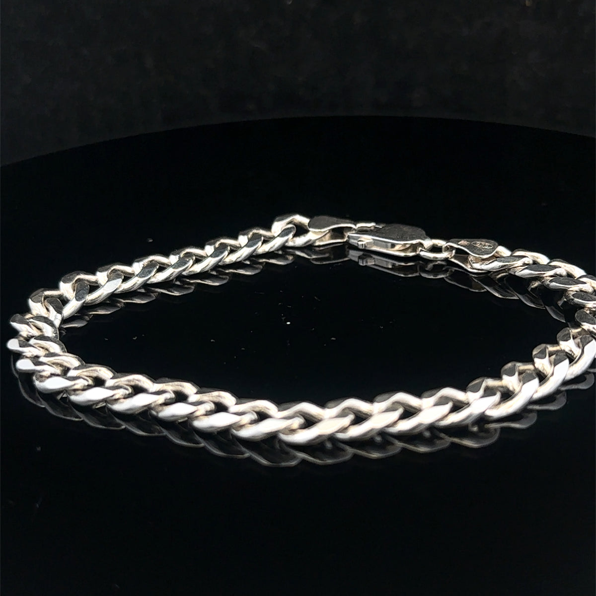 Silver curb bracelet 20.5g (sh25768l)