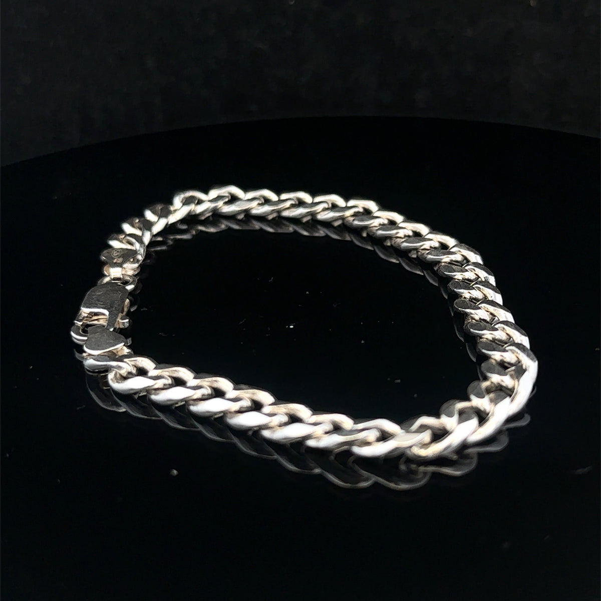Silver curb bracelet 20.5g (sh25768l)
