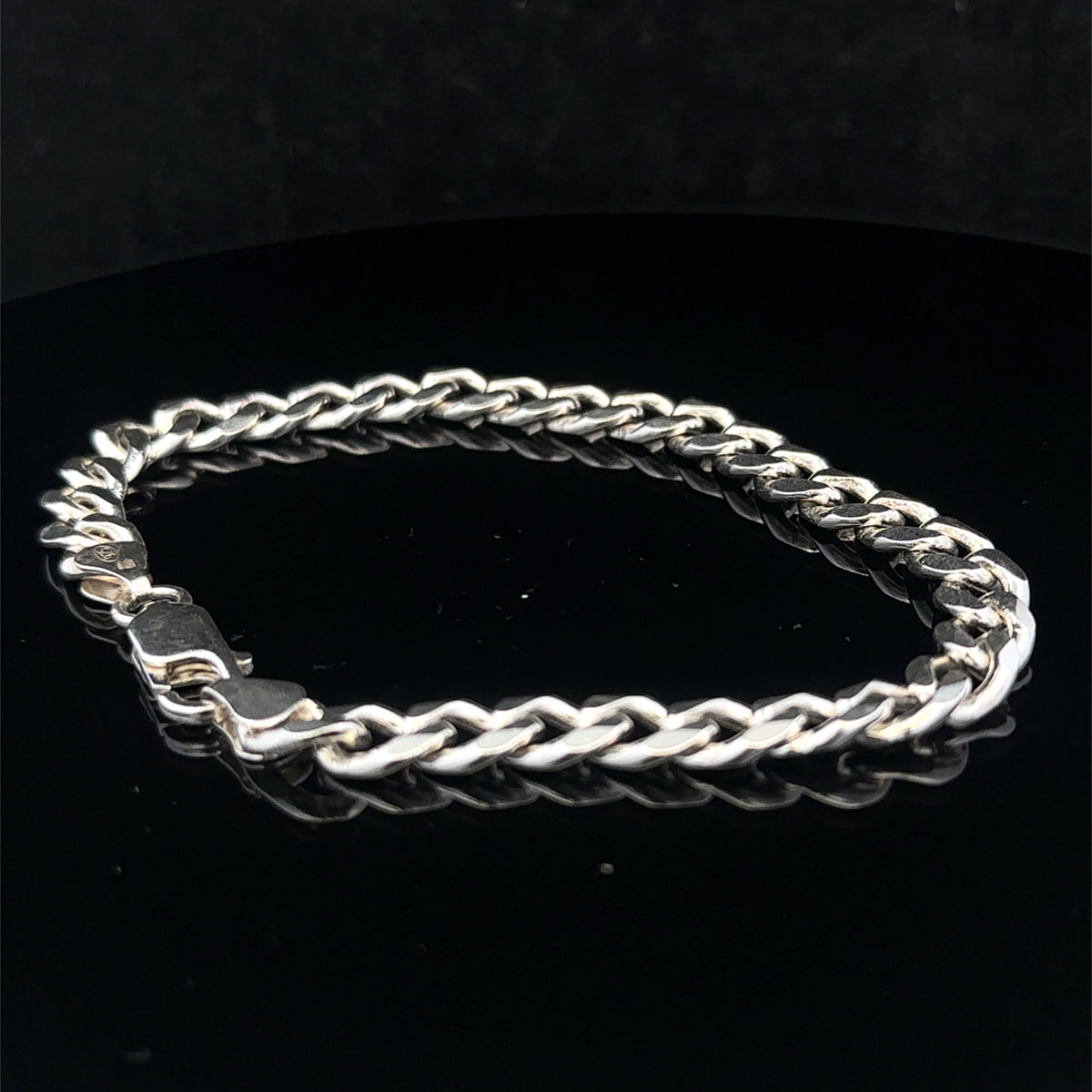 Silver curb bracelet 20.5g (sh25768l)