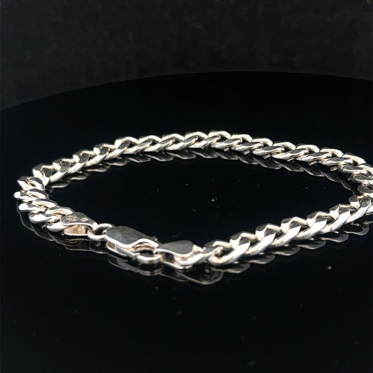 Silver curb bracelet 20.5g (sh25768l)
