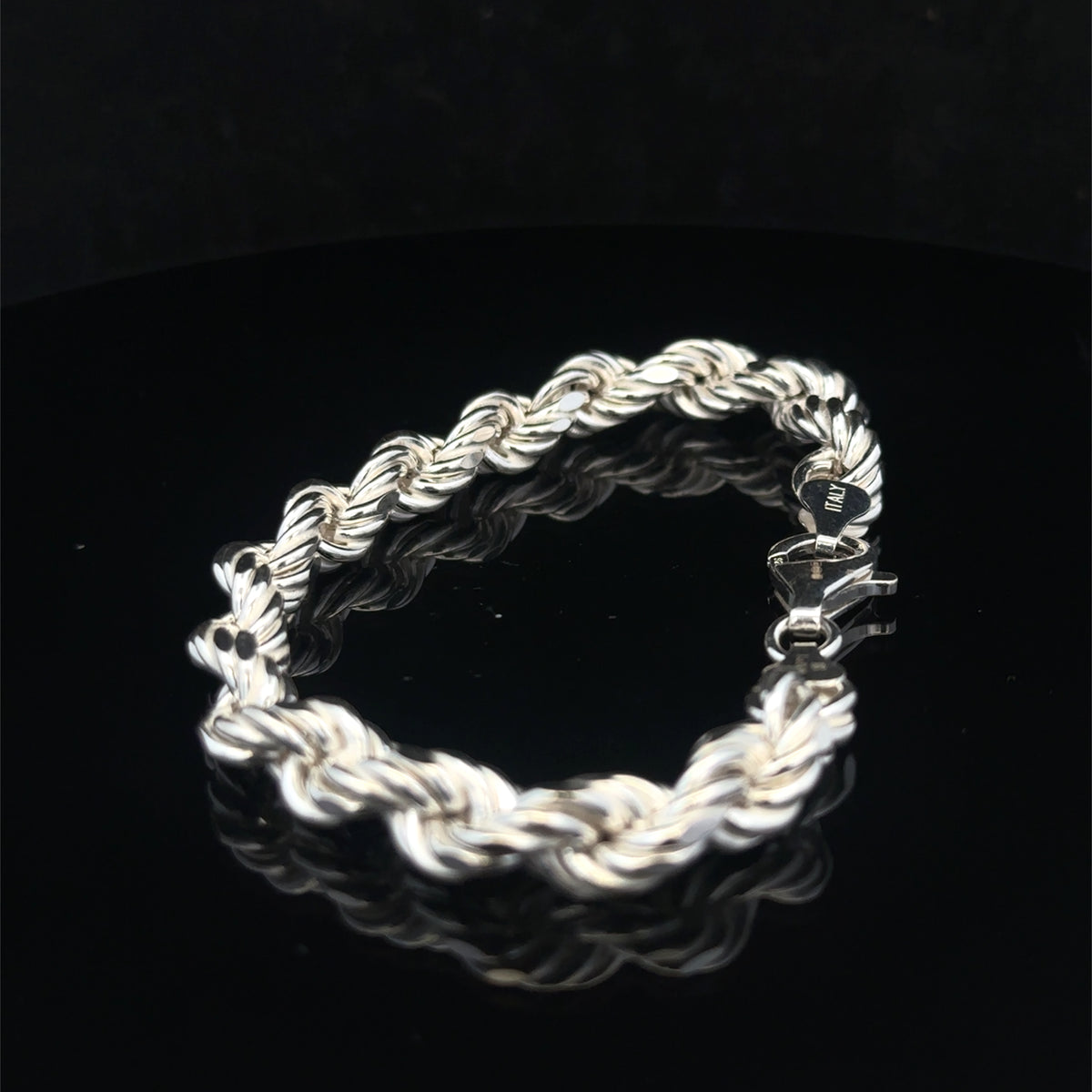 Silver rope bracelet 13.8g (sh24967l)