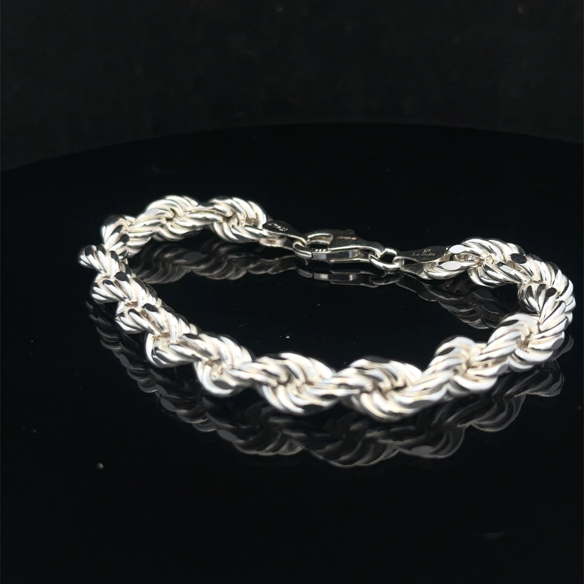 Silver rope bracelet 13.8g (sh24967l)