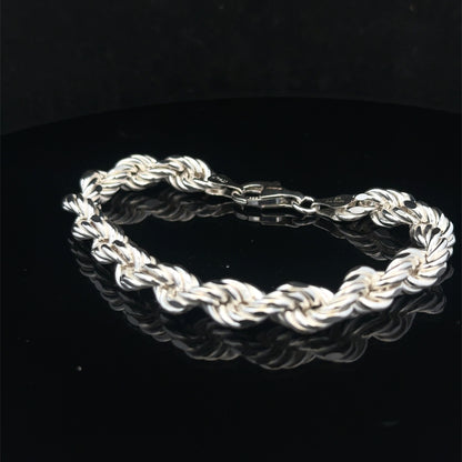 Silver rope bracelet 13.8g (sh24967l)