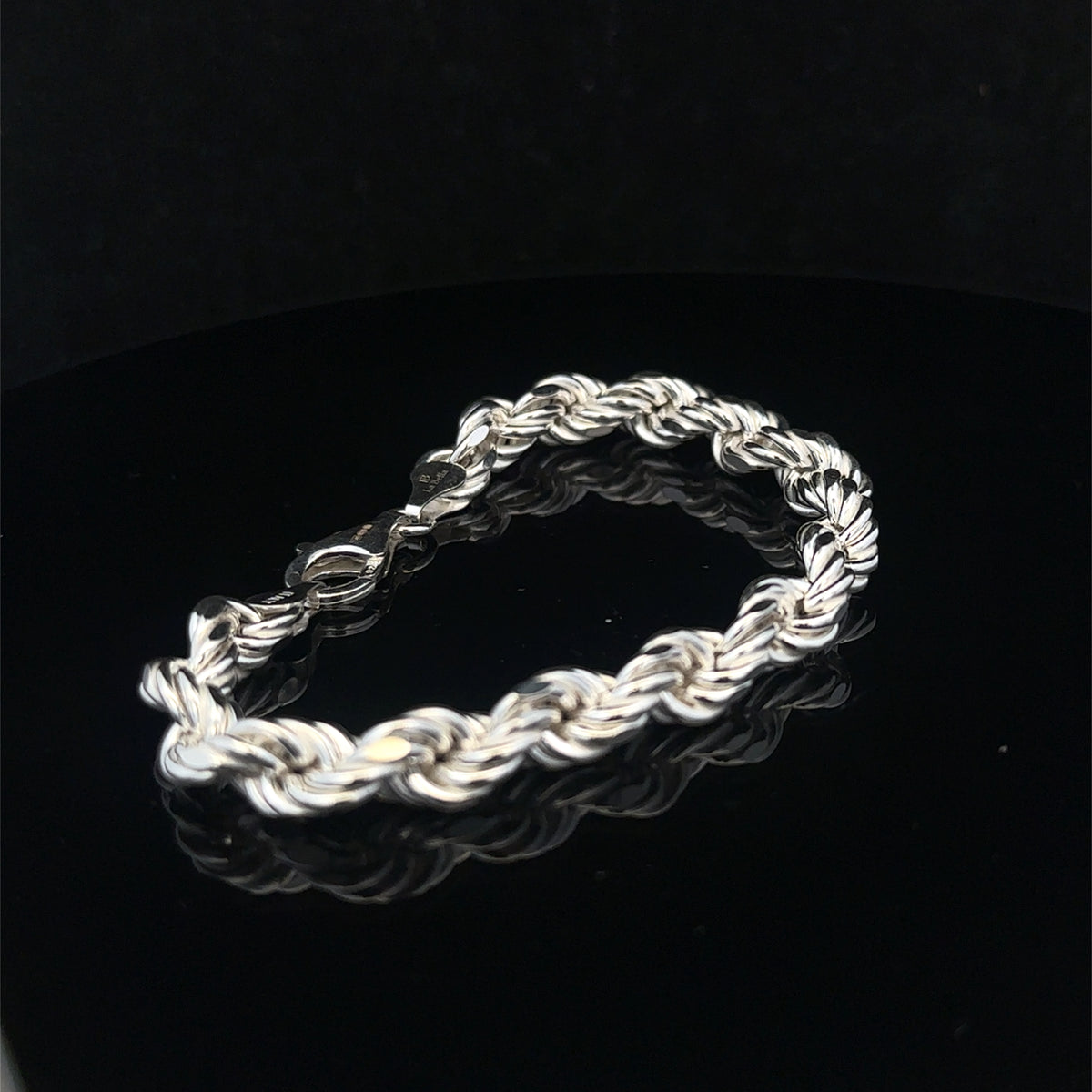 Silver rope bracelet 13.8g (sh24967l)