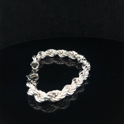 Silver rope bracelet 13.8g (sh24967l)