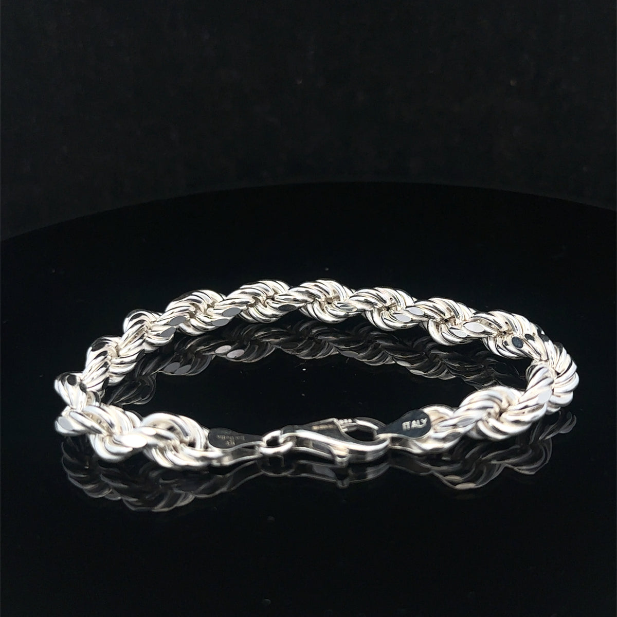 Silver rope bracelet 13.8g (sh24967l)
