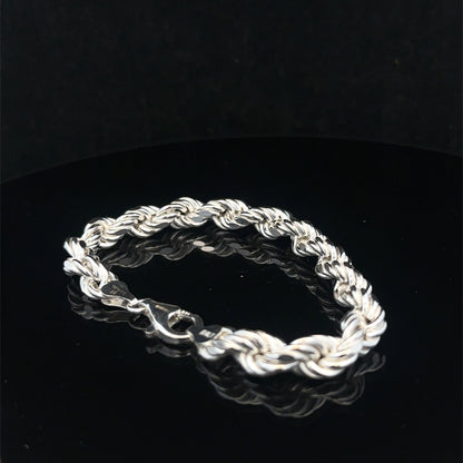 Silver rope bracelet 13.8g (sh24967l)