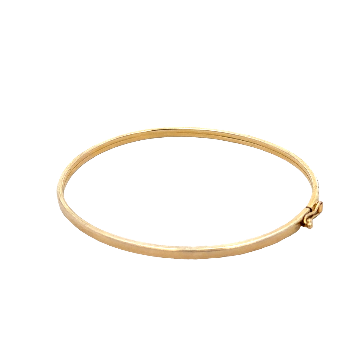 9ct yellow gold bangle 3.6g (sh25611l)