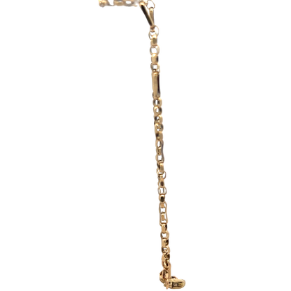 9ct yellow gold bracelet 4.9g (sh27988b)