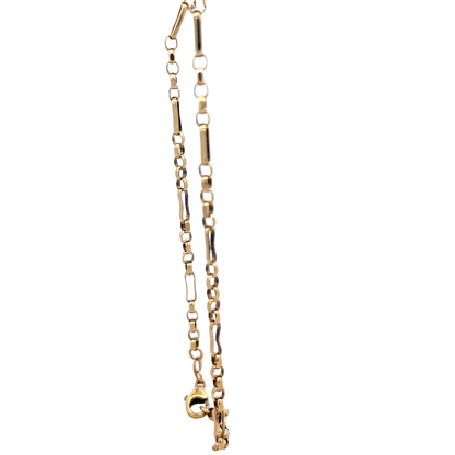 9ct yellow gold bracelet 4.9g (sh27988b)