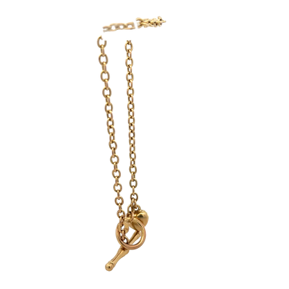 9ct yellow gold bracelet 3.3g (sh26563b)