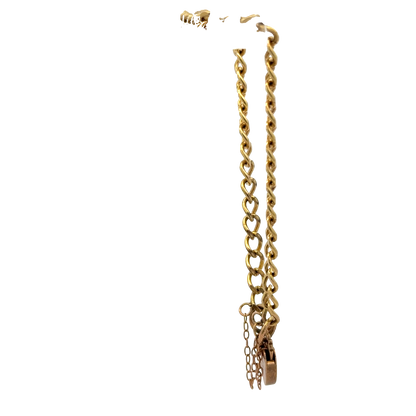 9ct yellow gold bracelet 6.1g (sh26286b)
