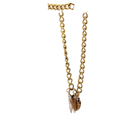 9ct yellow gold bracelet 6.1g (sh26286b)