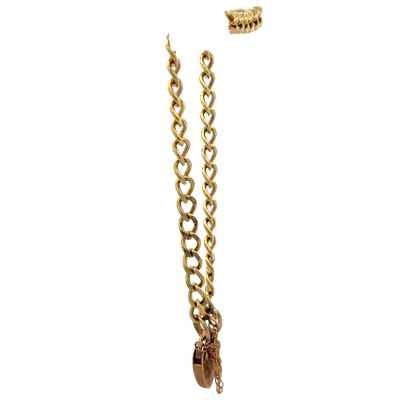 9ct yellow gold bracelet 6.1g (sh26286b)