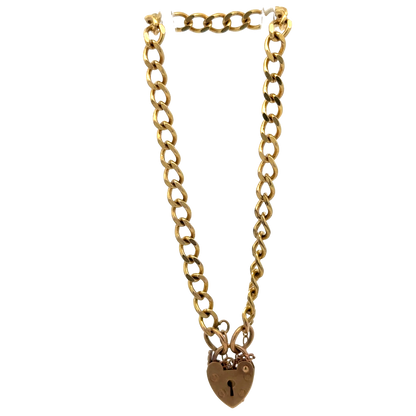 9ct yellow gold bracelet 6.1g (sh26286b)