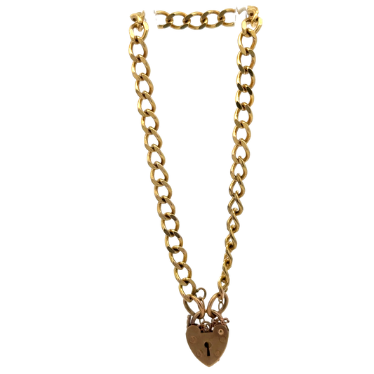 9ct yellow gold bracelet 6.1g (sh26286b)