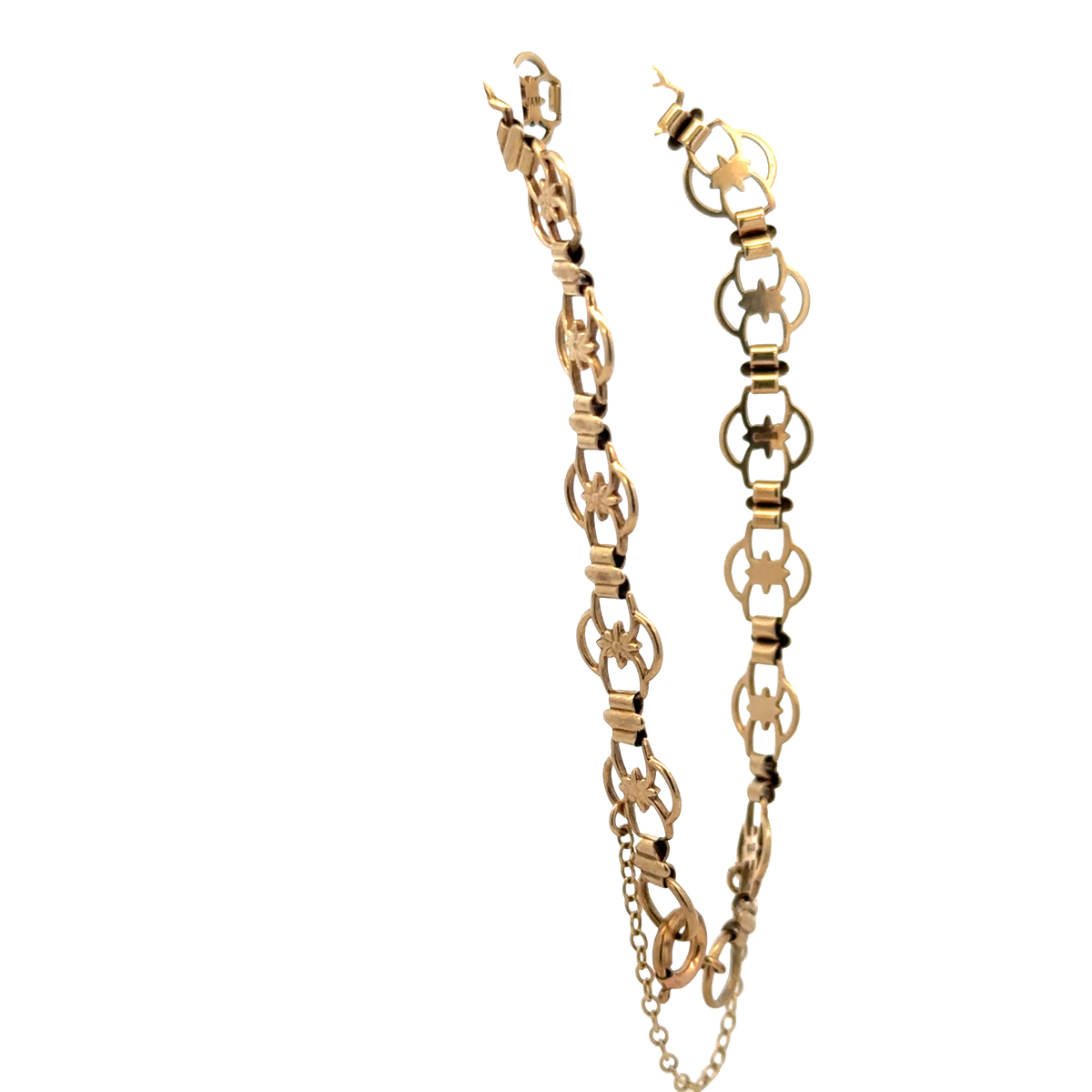 9ct yellow gold bracelet 5.7g (sh26740b)