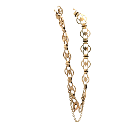 9ct yellow gold bracelet 5.7g (sh26740b)
