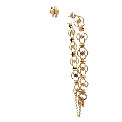 9ct yellow gold bracelet 5.7g (sh26740b)
