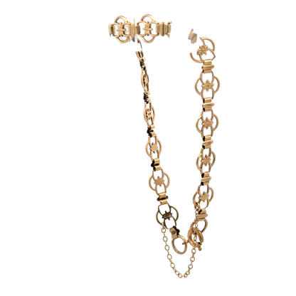 9ct yellow gold bracelet 5.7g (sh26740b)
