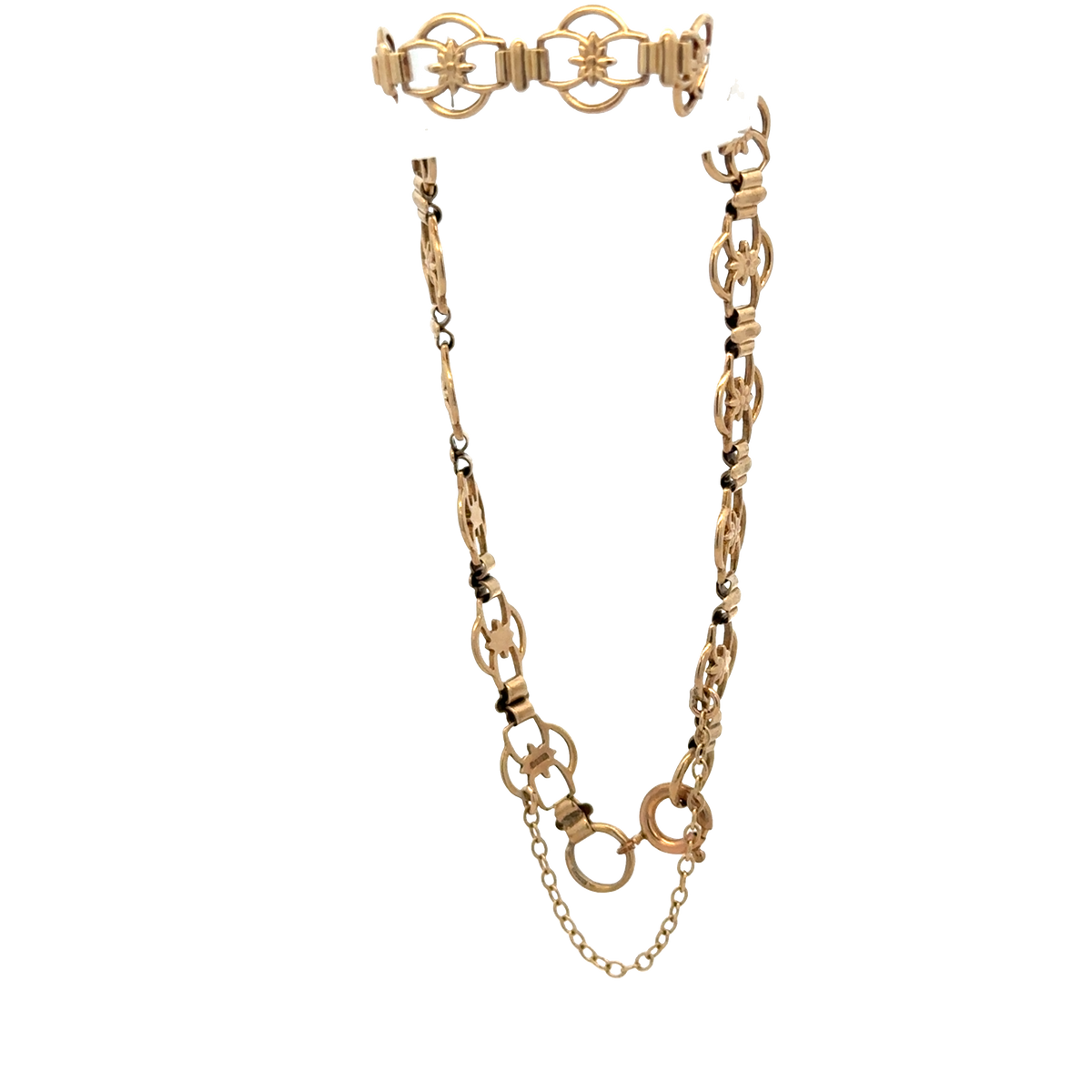 9ct yellow gold bracelet 5.7g (sh26740b)