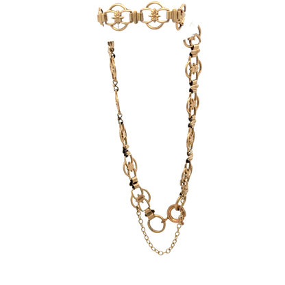 9ct yellow gold bracelet 5.7g (sh26740b)