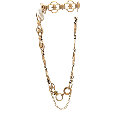 9ct yellow gold bracelet 5.7g (sh26740b)