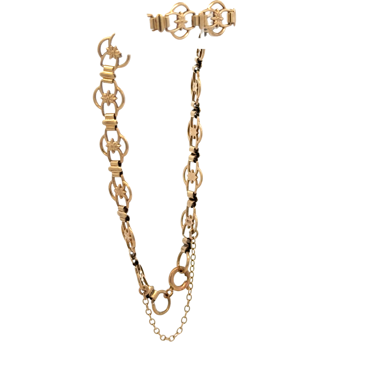 9ct yellow gold bracelet 5.7g (sh26740b)