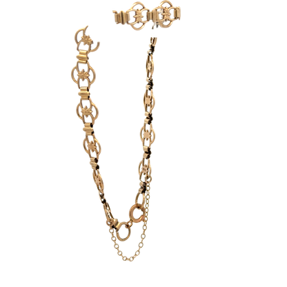 9ct yellow gold bracelet 5.7g (sh26740b)
