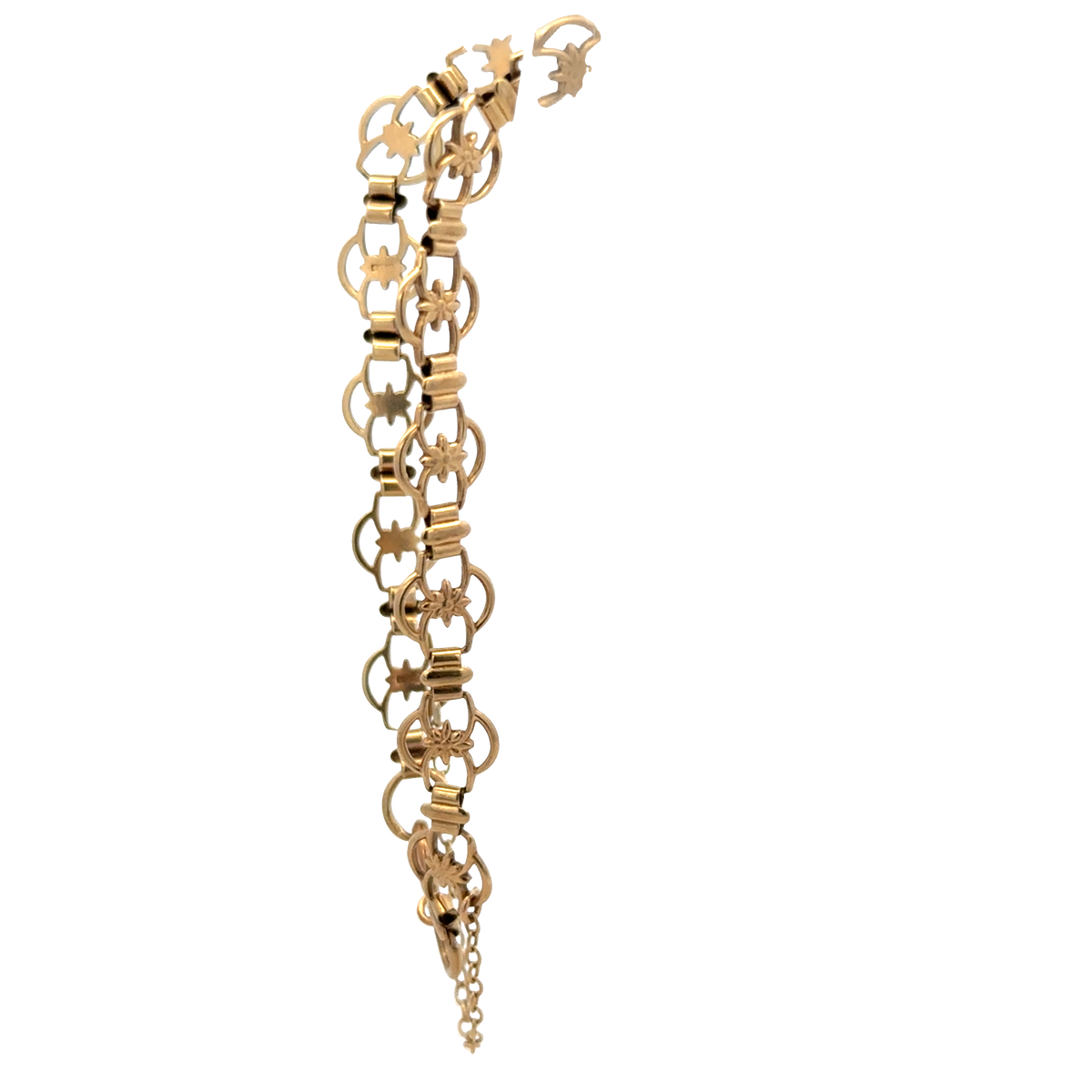 9ct yellow gold bracelet 5.7g (sh26740b)