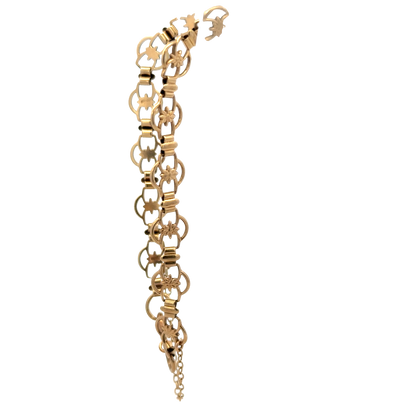 9ct yellow gold bracelet 5.7g (sh26740b)