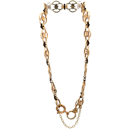 9ct yellow gold bracelet 5.7g (sh26740b)