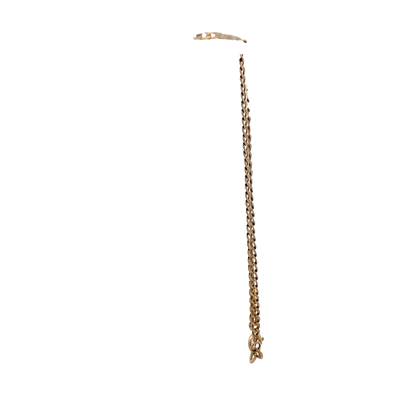 9ct yellow gold bracelet 0.7g (sh25384l)