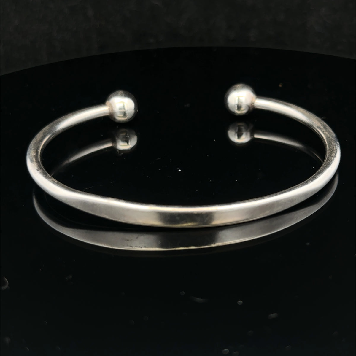 Silver torque bangle 18.7g (sh27029b)