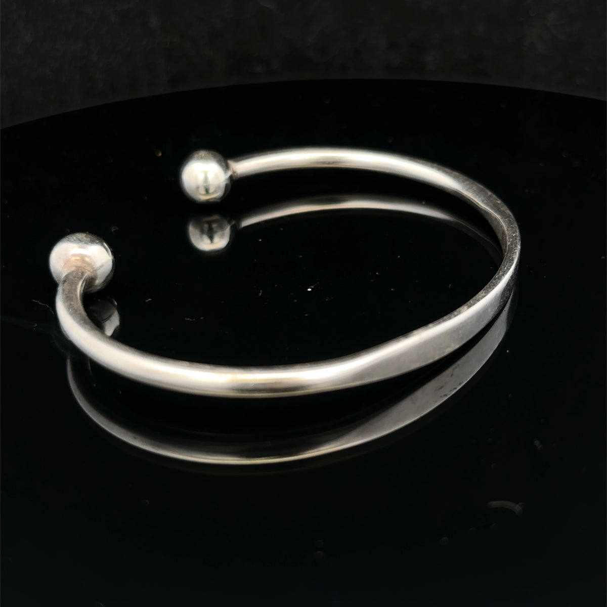 Silver torque bangle 18.7g (sh27029b)