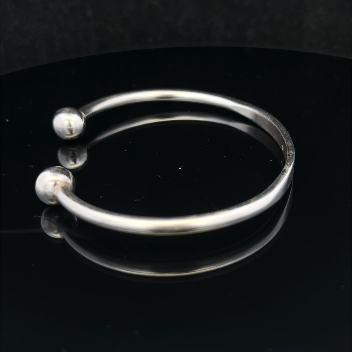 Silver torque bangle 18.7g (sh27029b)