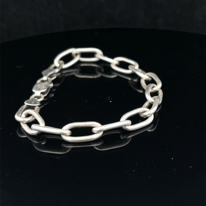 Silver chain bracelet 16.9g (sh26170b)