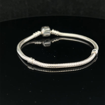 Silver pandora bracelet 13.6g (sh25271l)