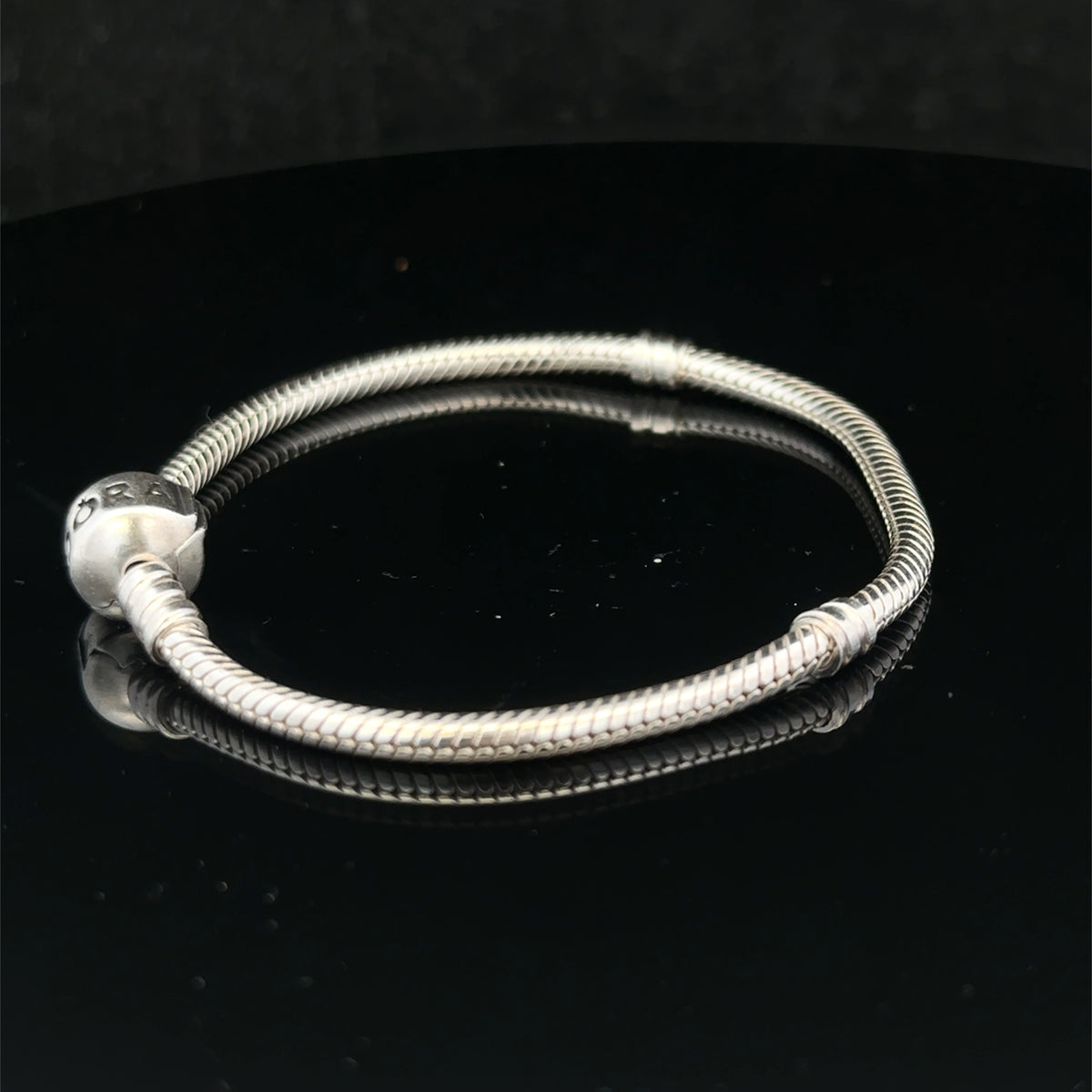 Silver pandora bracelet 13.6g (sh25271l)