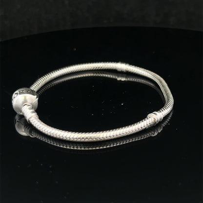 Silver pandora bracelet 13.6g (sh25271l)