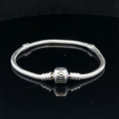 Silver pandora bracelet 13.6g (sh25271l)